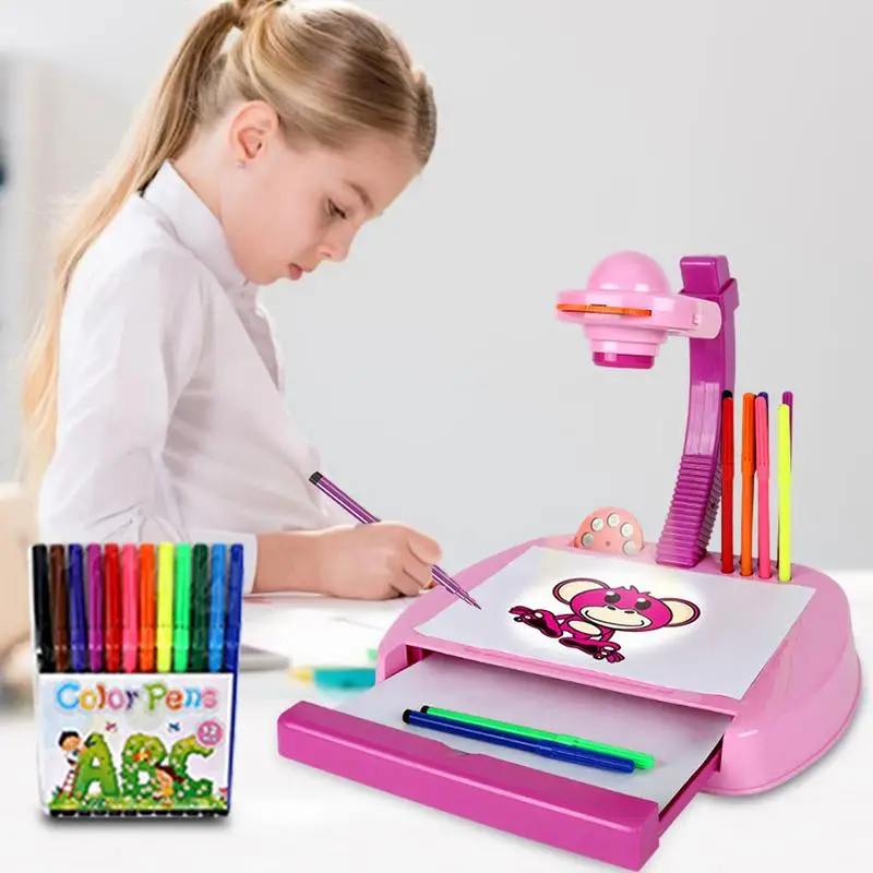 Safe Cute Smart Sketcher Art Drawing Projector Projector Painting Set  Compact Wipe Effortlessly - Drawing Toys - AliExpress