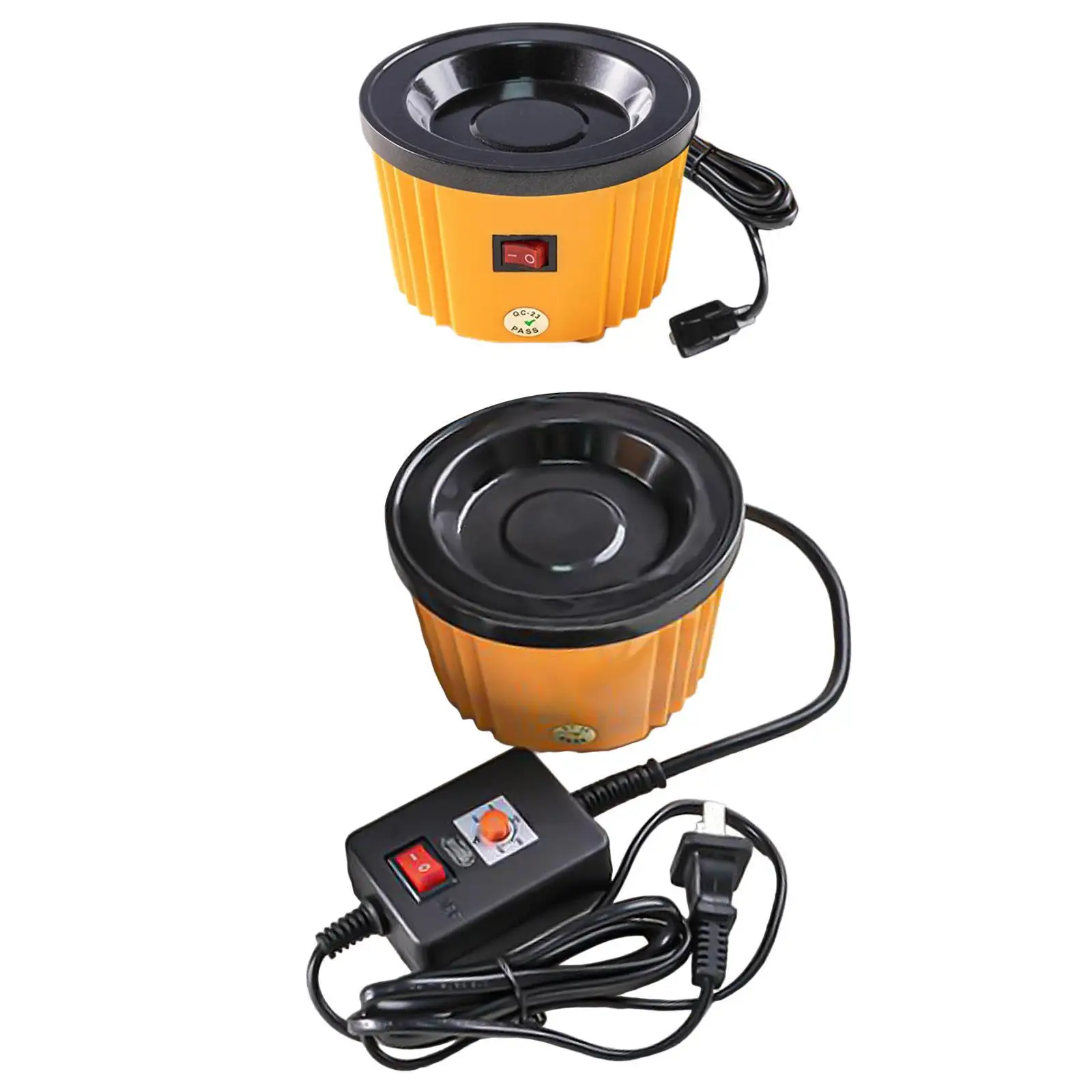 전기 핫 글루 포트 100W - 노란색의 전문 공예 동반자