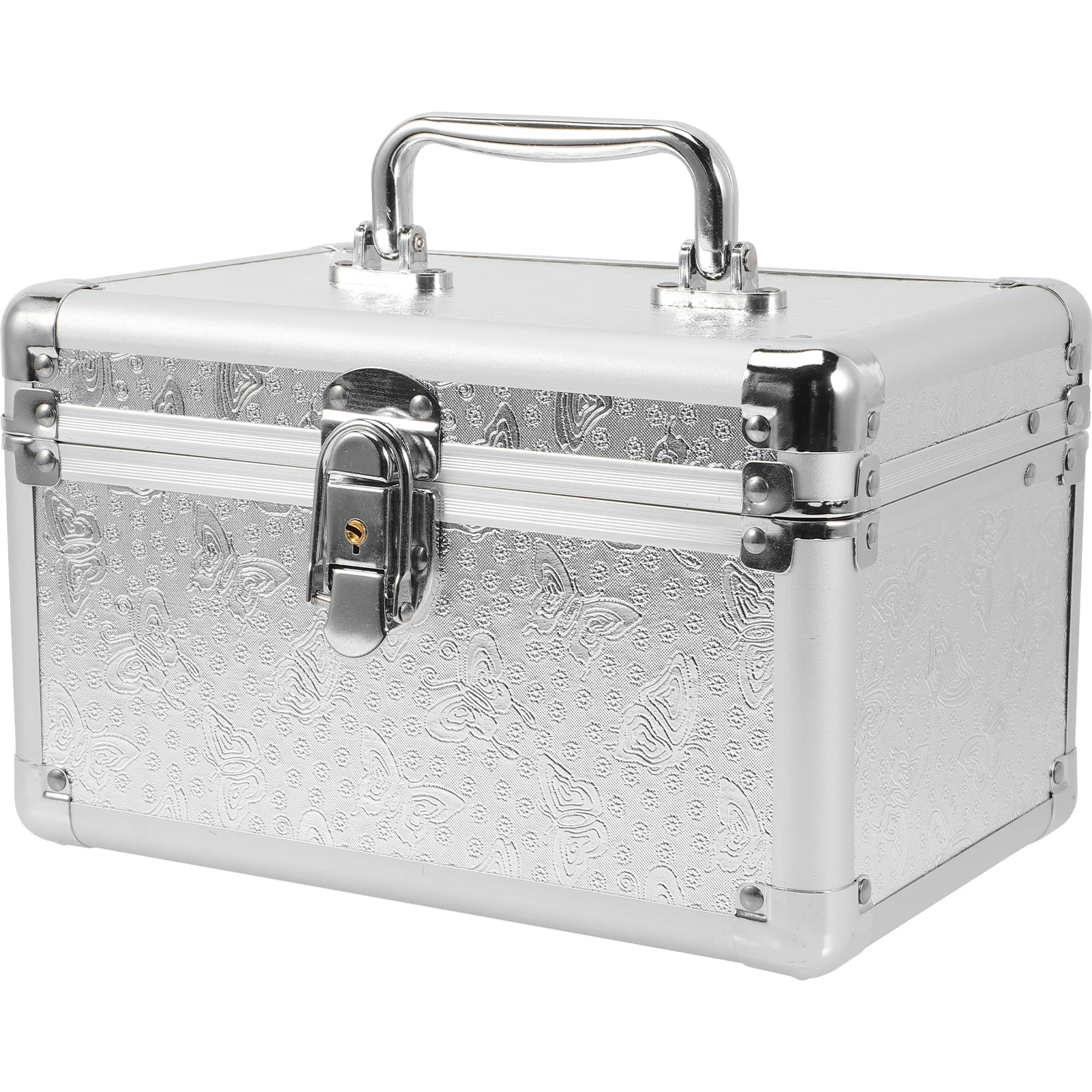 

Aluminum Firm Case Tool Kit Storage Box Multi-functional Mahjong Case Household Storage Box