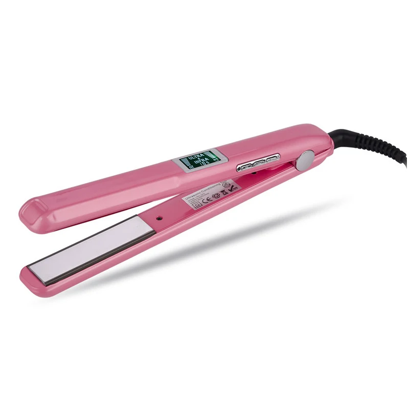 Hair Care Recover Damaged Tool Ultrasonic Infrared Hair Straightener Professional Cold Flat Iron Hair Treament Styler 3