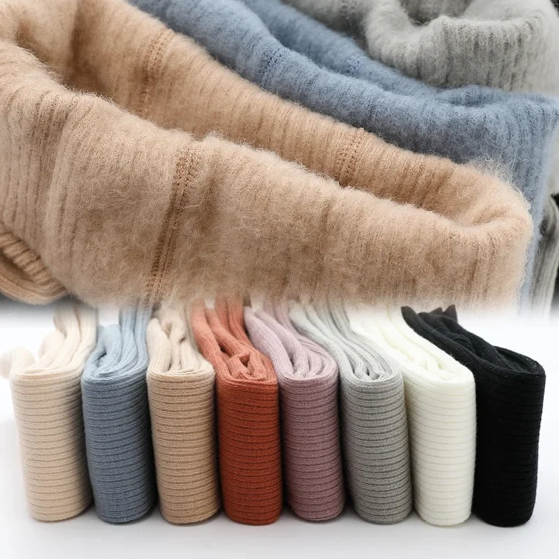 Winter Thicken Children Pantyhose Soft Cotton Tights for Girls Vertical Stripes Elastic High Waist Toddler Baby Infant Trousers
