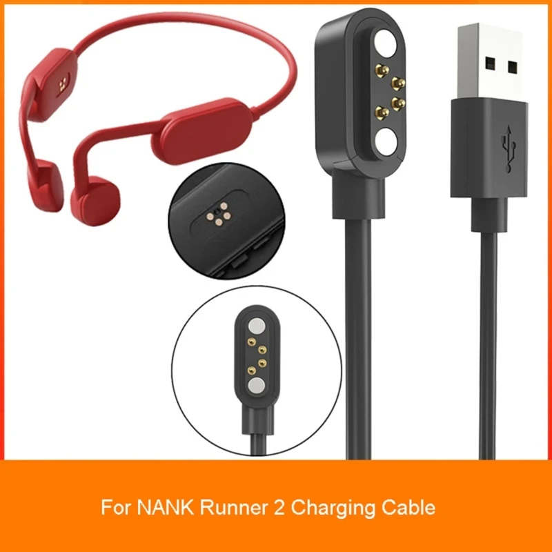 

Charger Cord Power Adapter for NANK Runner 2 Headphone Magnetic USB Charging Cable Dock Bracket Station Durable