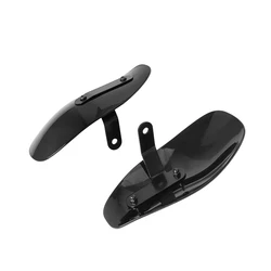 Motorcycle Hand Guard Wind Deflector & Protector Shield (Black)