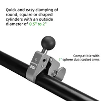 FANAUE Handlebar Clamp Mount Base mobile phone holder stand Support bracket Motorbike motorcycle Bicycles ATV/UTV for RAM Mounts - Image 5