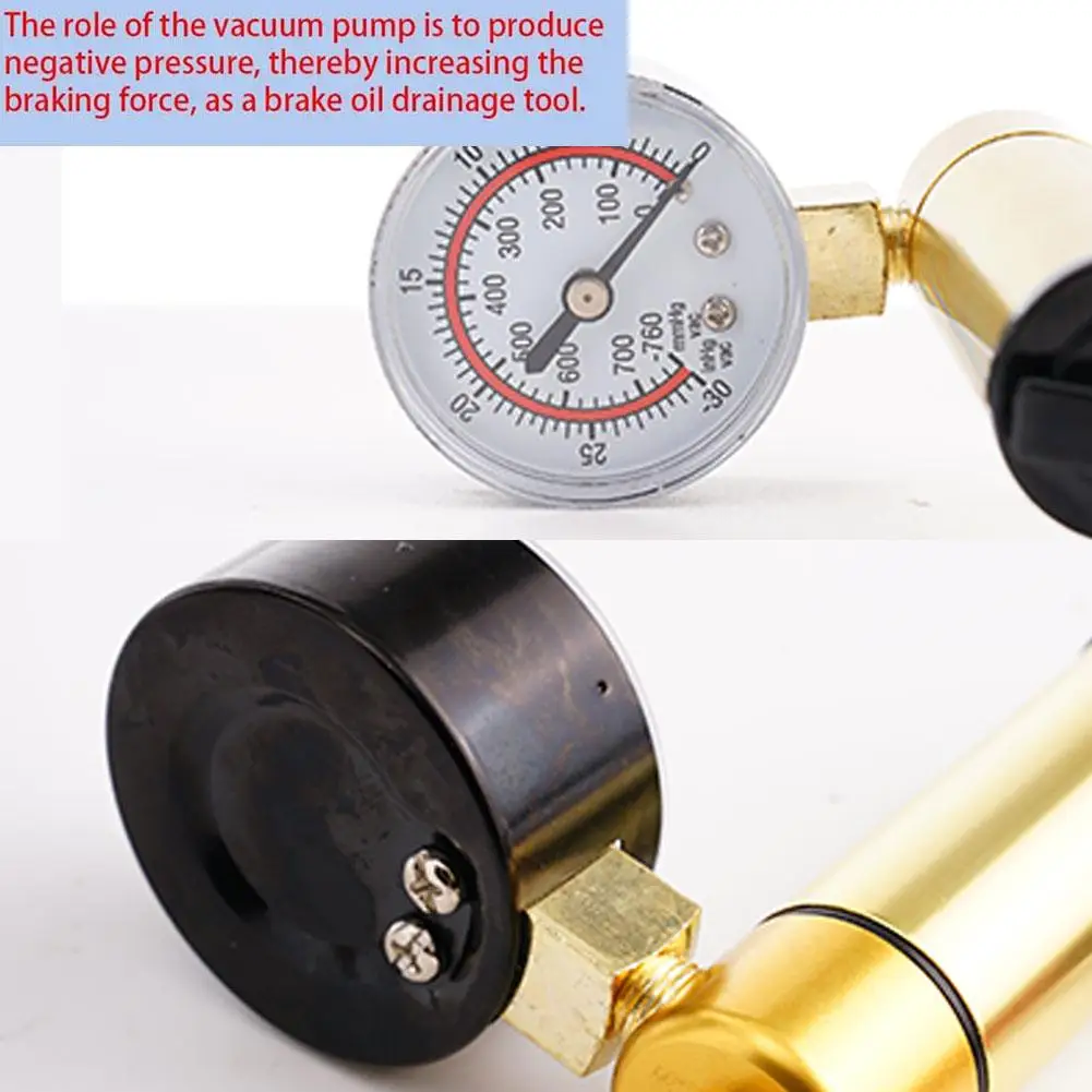 Aluminum Car Brake Fluid Bleeder Kit Manual Vacuum Pump