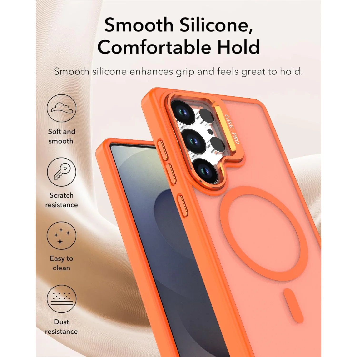 MagSafe Magnetic Metal Lens Protection Stand Case - Shockproof Cover Bumper