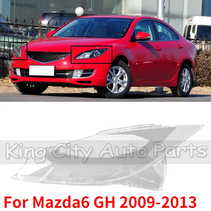 Capqx For Mazda 6 Mazda6 Gh 20092013 Front Headlamp Glass Lens Lamp