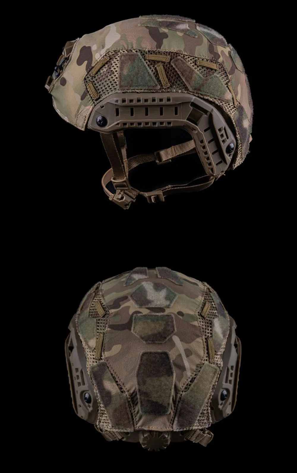 FAST SF Super High Cut Helm Abdeckung Atmungsaktive Magic Patch Mount Outdoor Jagd Schießen Airsoft Helm Abdeckung Schutz Ausrüstung – Detail 4