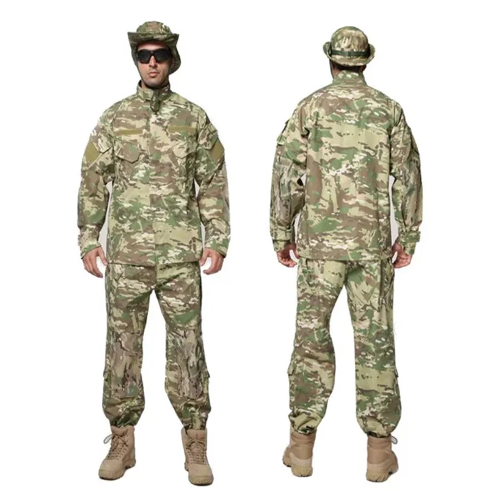 Men Jacket Pants Suit Soldier Combat Shirts ACU Jungle Camouflage CP Tactical Clothing Airsoft Disguise Uniform