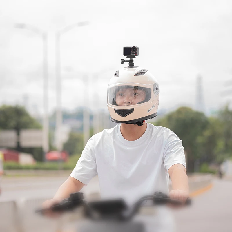 DJI 액션 5 4 프로 오스모 나노 360/인스타360 고 울트라 X5 X4 에어 카메라 라이딩 액세서리용 플렉시블 패치 헬멧 접착 마운트