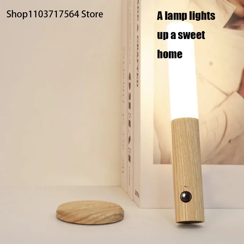 

Simple LED Rechargeable Touch Table Lamp Three Colors Bedside Creative Ambient Light Bar Outdoor Decoration Night Light