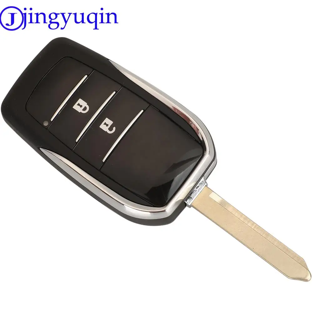 Modified Remote Car Key Shell Case for Toyota Yaris Carina Corolla Avensis Folding Flid Key Toy47 Blade
