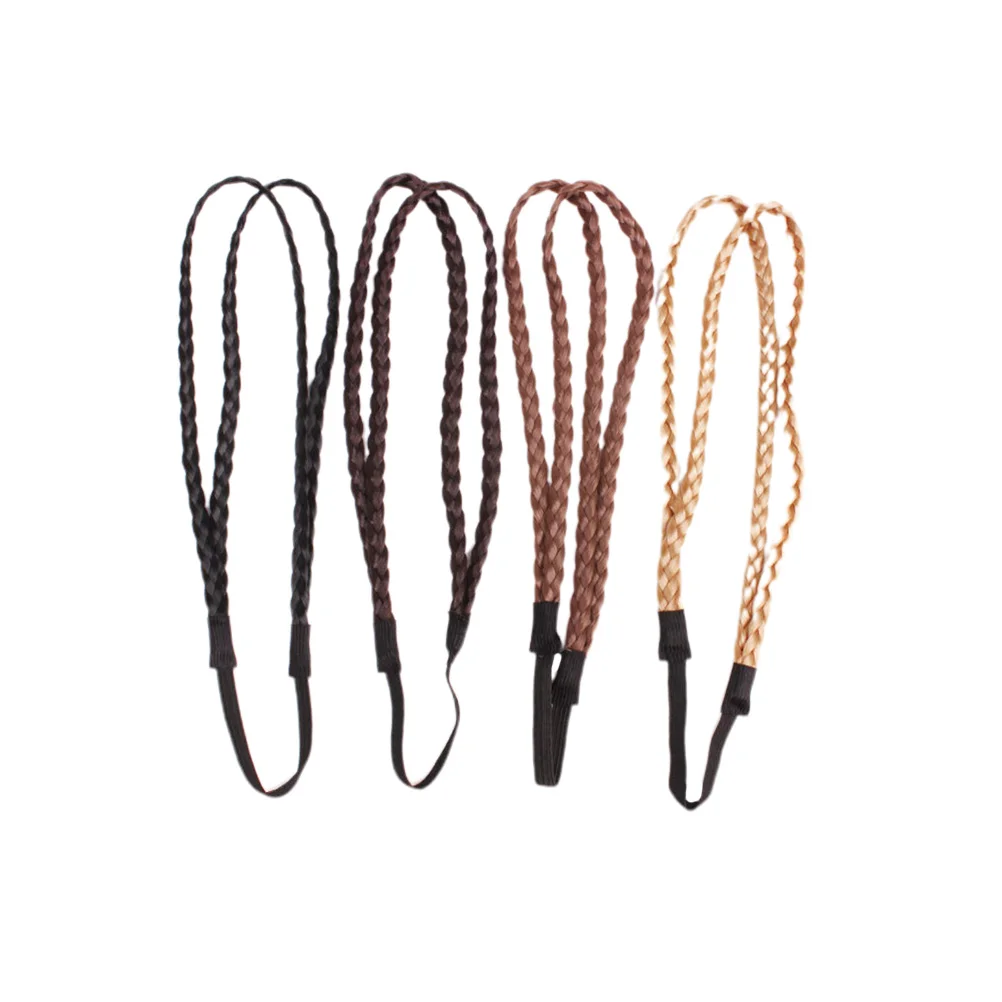 

4 Pcs Elegant Hair Band Adjustable Headband Girl Elastic Twist Secure Women Tie