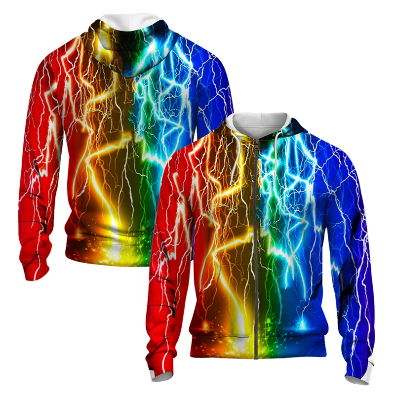 thumbnail image 1 of Sudadera con capucha con cremallera y estampado 3D de llamas geniales para hombre, sudadera con capucha de moda con personalidad, sudaderas deportivas de gran tamaño para hombre, camisetas para niños,, 1 of 4