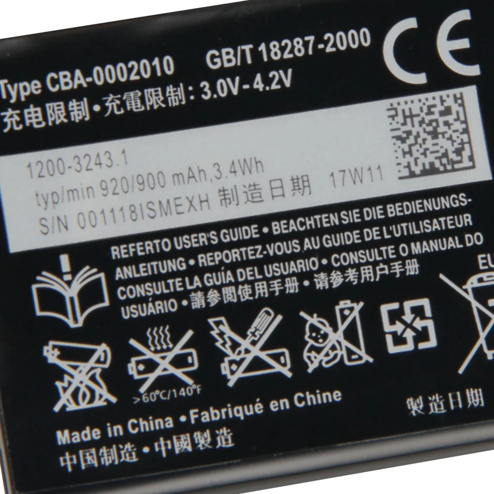 Запасная аккумуляторная батарея для телефона Sony W380c W508 W910 R300 W20 W908 W910i T707 920 мАч (art.: 3920c2db002ba) - 3920c2db002ba