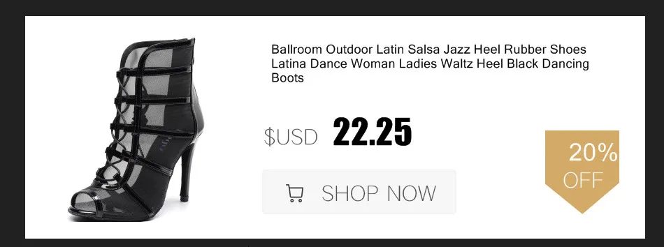 Discounts Sale Jazz Salsa Ballroom Latin Dance Shoes High Heel For Dancing Women Training Ladies Black Flock 1022 Summer Boots