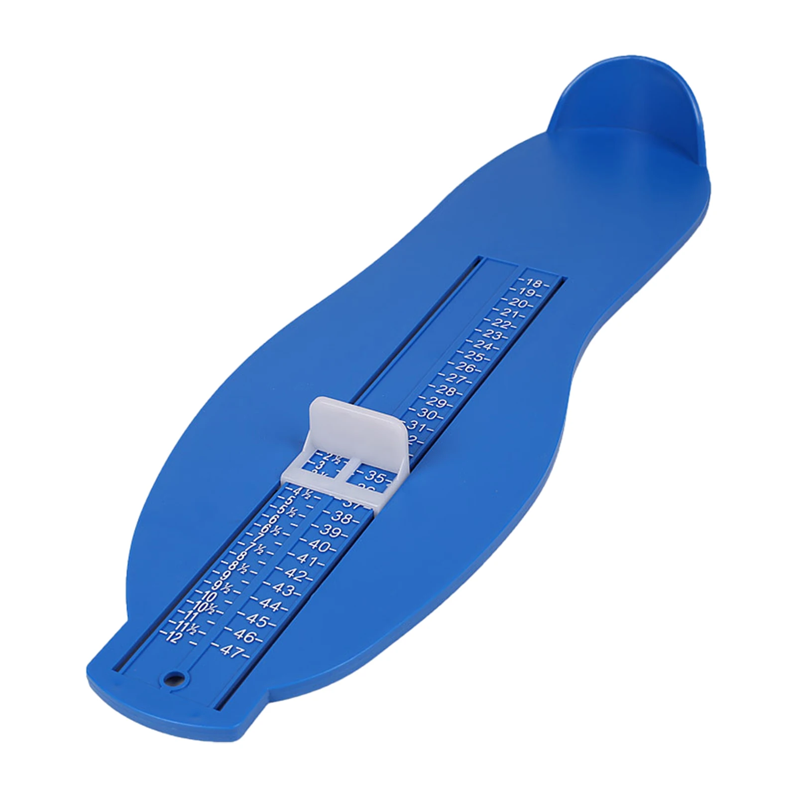 

Размер обуви ABS ясным масштабом Professional UK 2-12/EU 18-47 прочный точный Стандартный измерительный прибор для ног взрослые дети Синий Гладкий