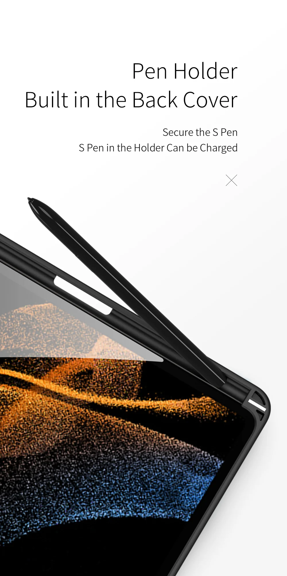 Tablet Leather Case For Samsung Galaxy Tab S8 Ultra S7 S8 S6 Lite S7FE/S7 S8 Plus DD Toby Series Smart Sleep Wake Pencil Holder