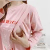 Spring Autumn Outdoor Maternity Clothing Long Sleeve Pregnancy Breastfeeding T Shirt Tops Cartoon Pregnant Women Nursing Clothes 1