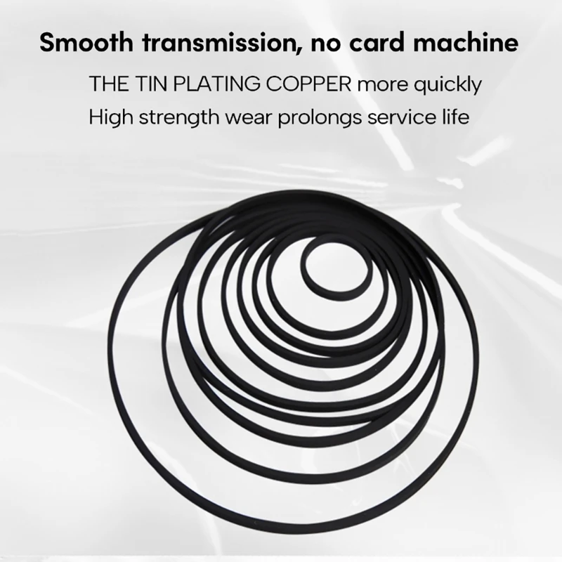 High-Performance Elastic Turntable Belt for Improved Speed and Noise Reduction