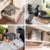 Felt Plate Dish Cup Storage Bag Holder Thicken Camping Tableware Containers Motorhome Kitchen Cupboard Layered Organization 4