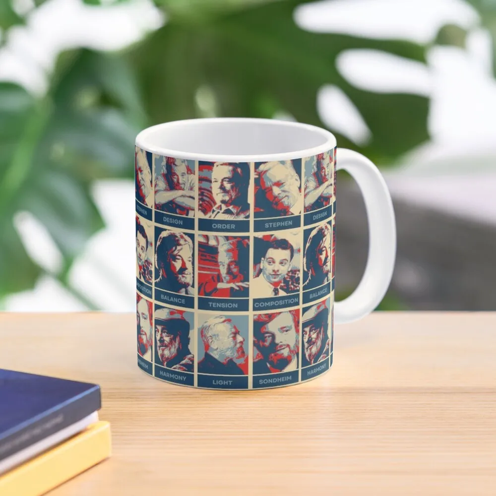 

Sondheim Tribute, [Fairey/Hope style] Sunday in the Park with George. Coffee Mug Tourist Aesthetic Cups Mug
