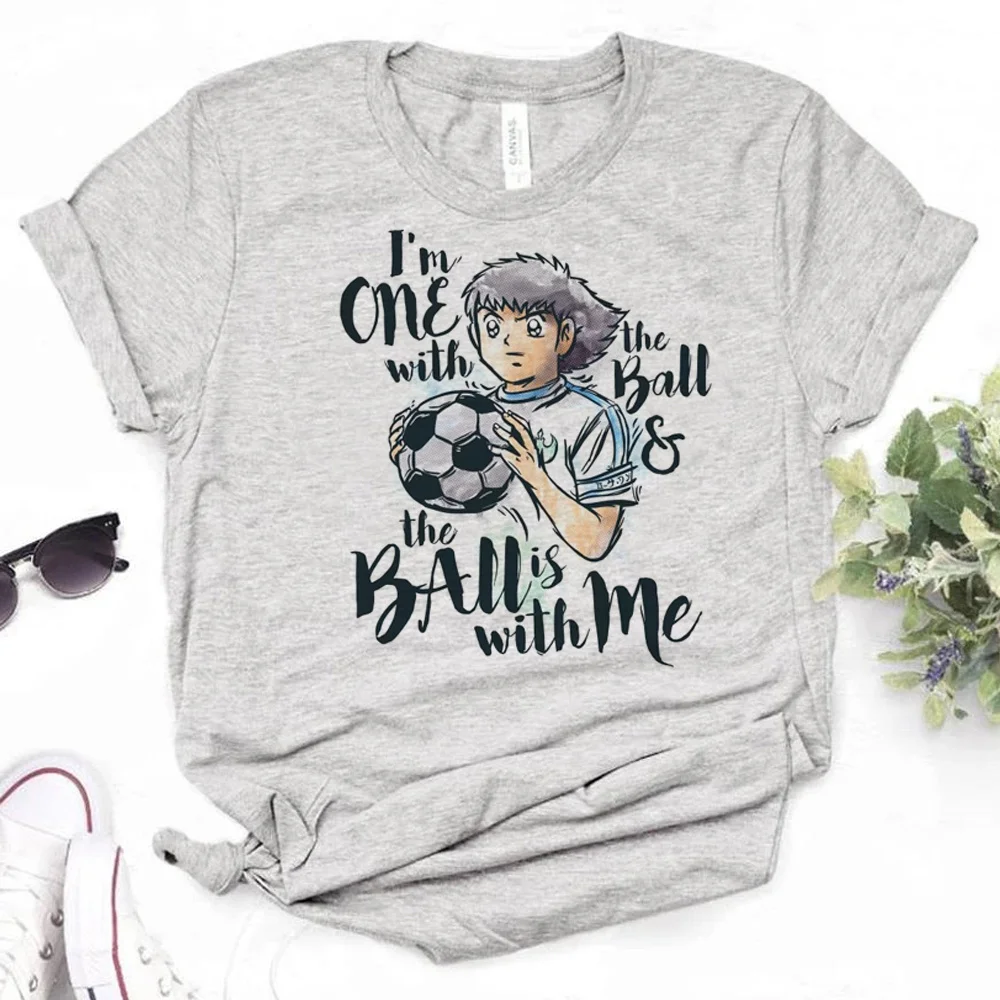 Captain Tsubasa T Shirt Donna Y2K Comic Designer Tshirt Donna Designer Giapponese Comic Clothes