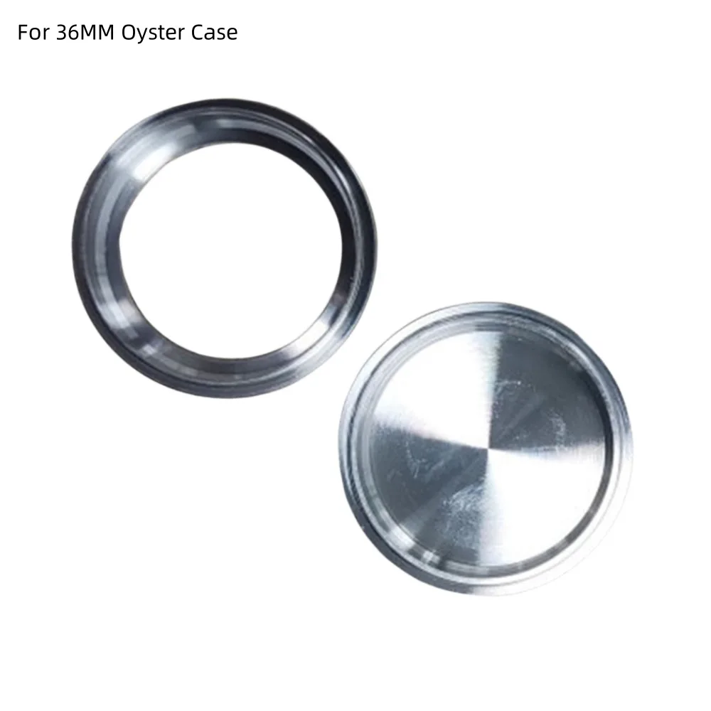 

Stainless Steel Watch Back Cover for 36MM Oyster Case Replacement Transparent/Closed Back Cover Watch Repair Parts