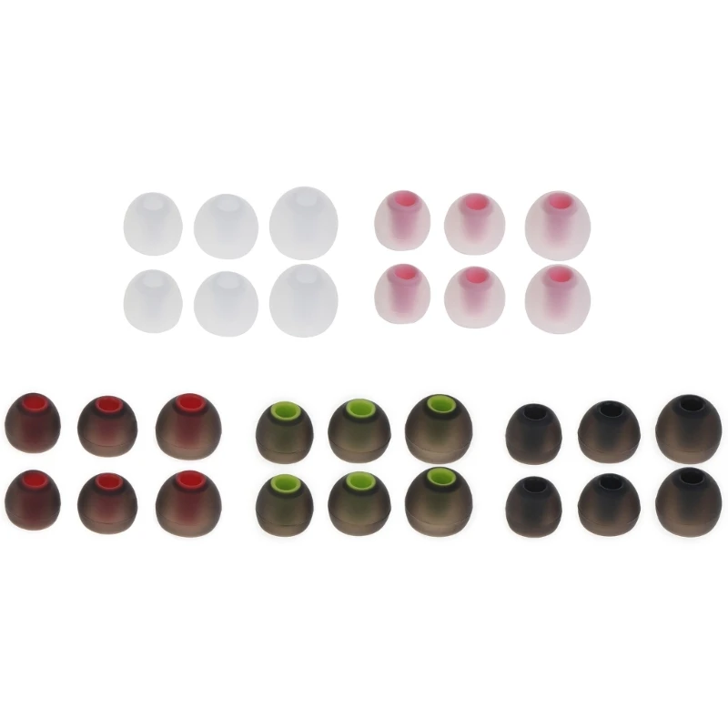 

1 комплект силиконовых вкладышей, двойные цветные наушники, мягкие резиновые гибкие вкладыши, вкладыши в виде крыльев, подходят