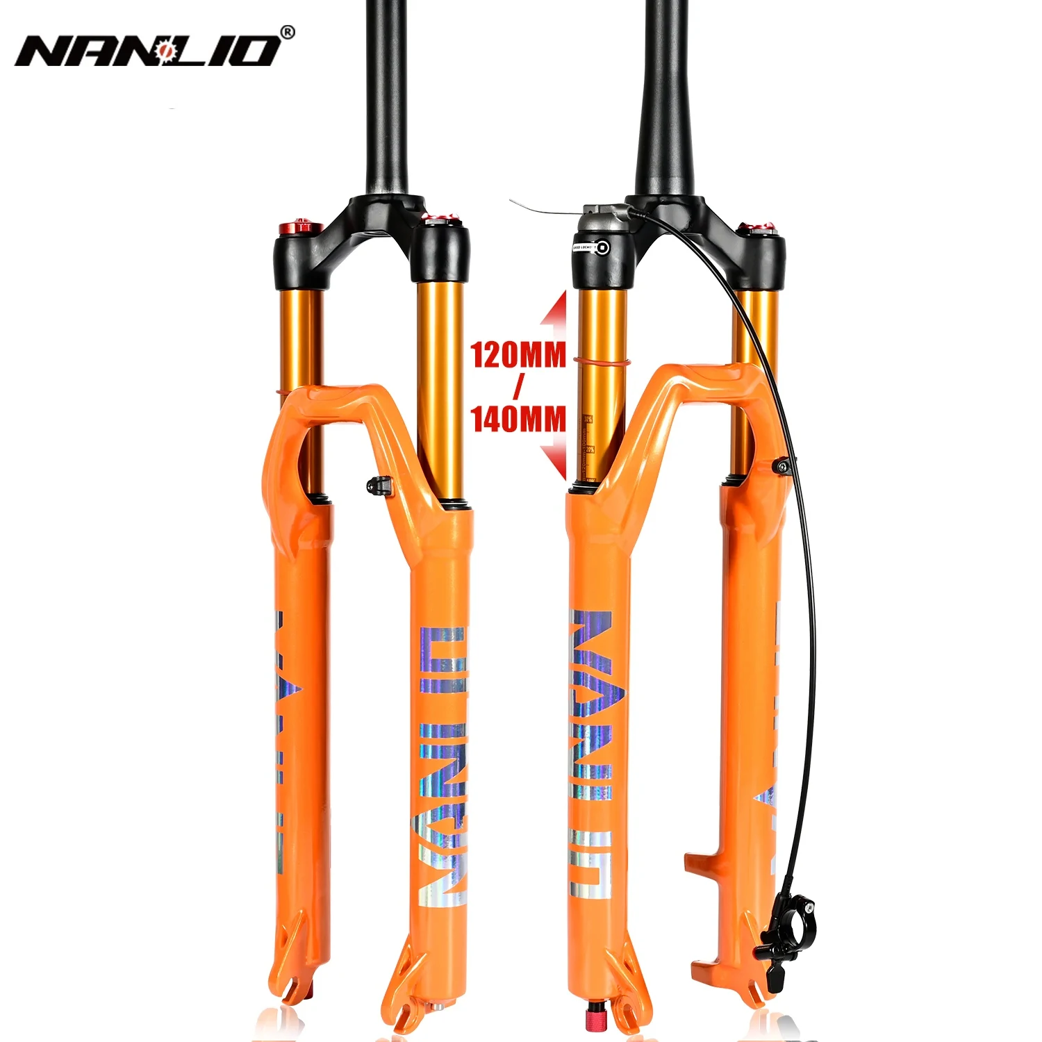 NanLioBicycleSuspensionForkX7PRO2627529inch120140MMDamped