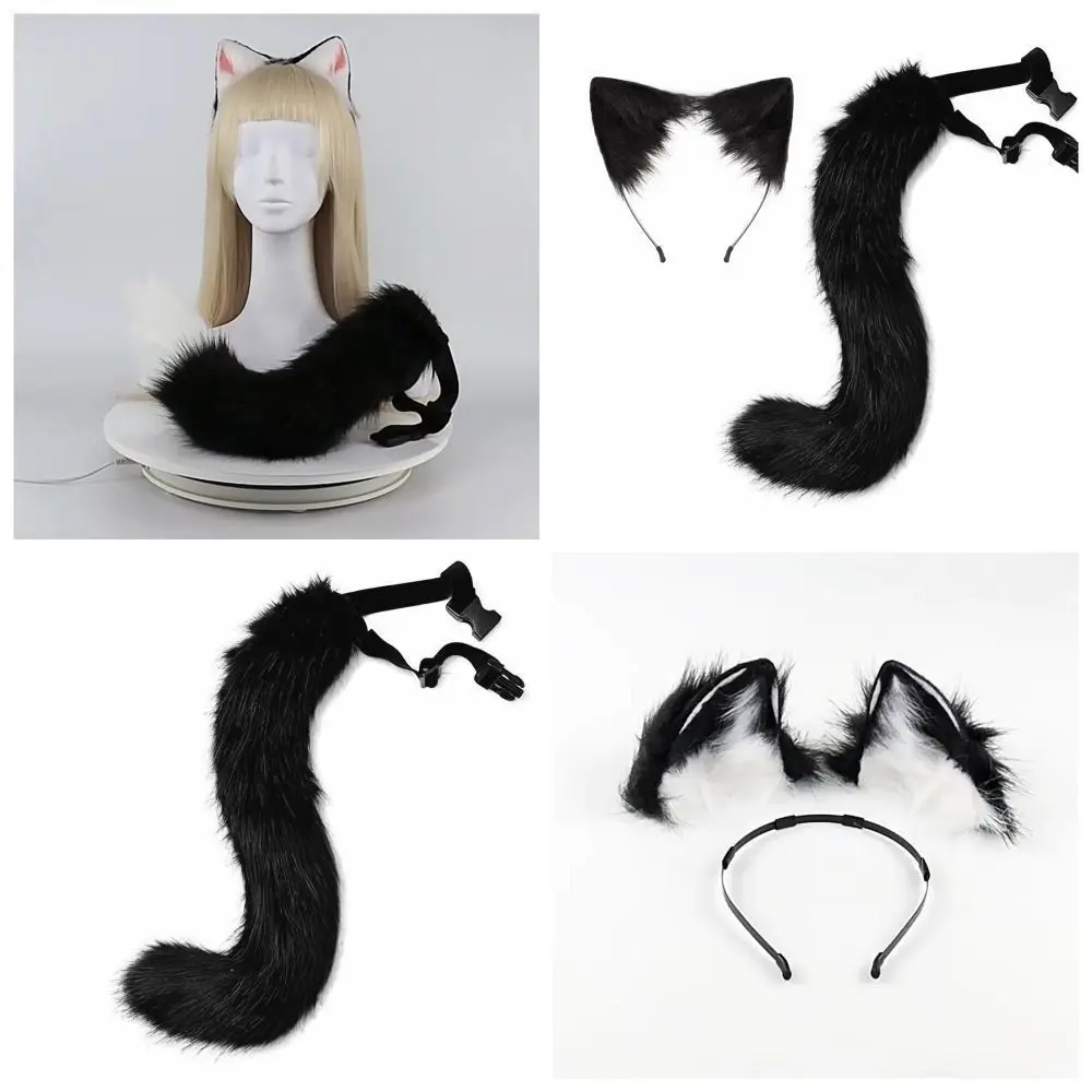 Cat Ear and Tail Halloween Cosplay Accessories Set description 4