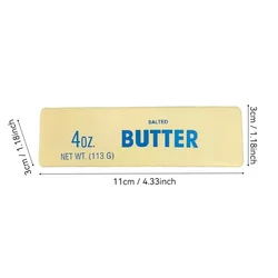 Cheese - Shaped Squishy Stress Relief Fidget Toy - Elastic Butter Stick (1pcs small size)