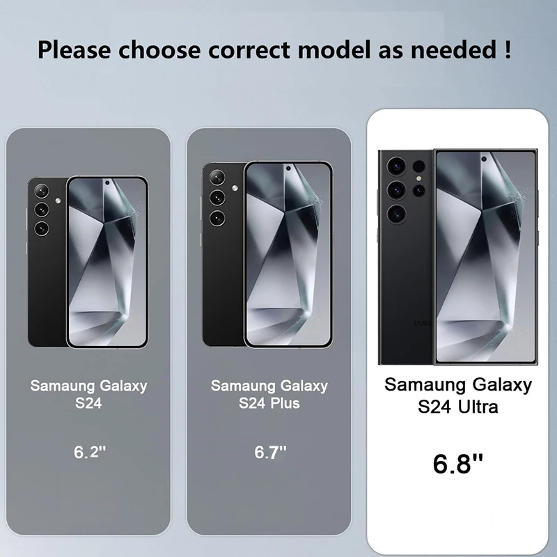 Per Samsung Galaxy S24+ 5G 5 Pezzi ENKAY Hat-Prince Pellicola In Vetro Temperato Alluminio Silicio D