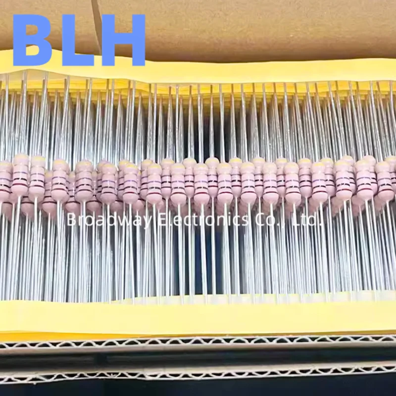 Chanzon 100pcs 1/2W (0.5W) 100K ohm Metal Film Fixed