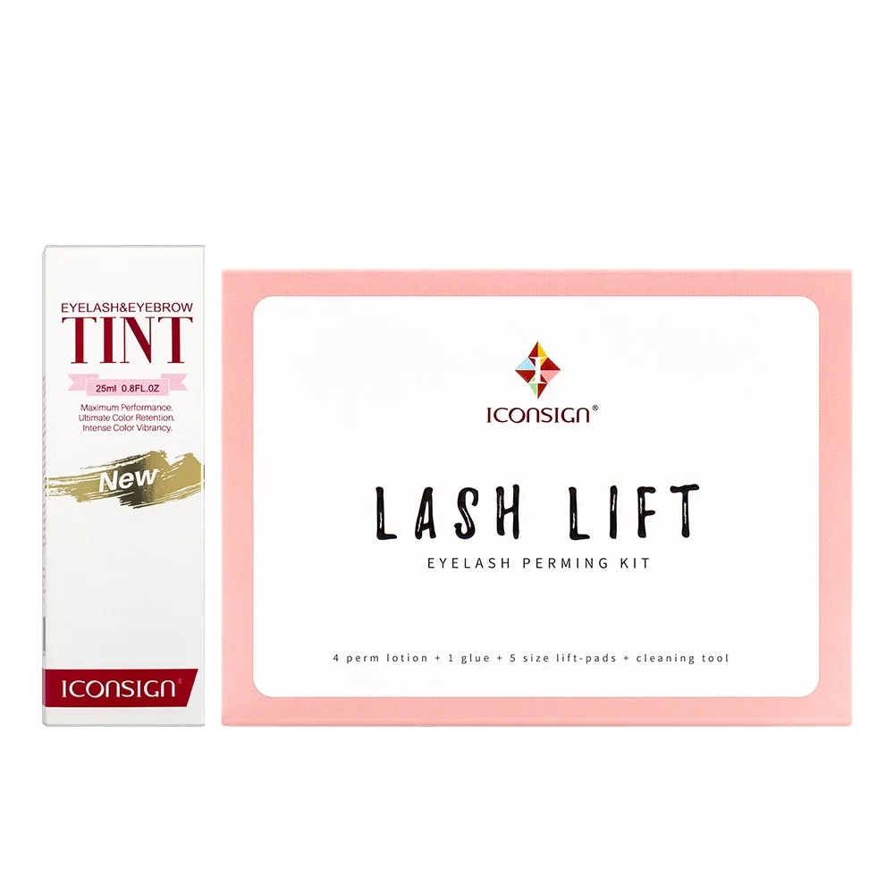 Iconsign Lash Lift Kit E Kit Di Tinta Per Sopracciglia Per Ciglia Aggiornato Combo Lifting Ciglia Dye Eyelash Brow Beard Eye Makeup Tools