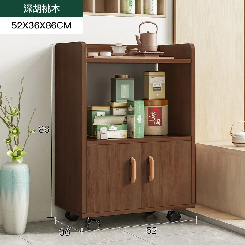 AOLIVIYA Dish Storage Cabinet Wooden Sideboard Wine Cabinet For Dining Room Living Room Office Tea Storage Shelf A4