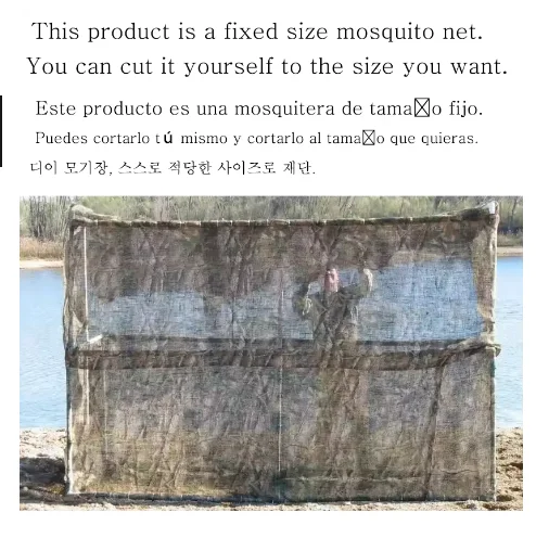 DIY Mosquito Nets Outdoor Camp Hunt Garden Dormitory Picnic Camping Cut Fit Size Mosquito Net 2*3m 3*5/15m Netting Green Black 6
