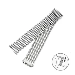 Universal Quick Release Stainless Steel Adjustable Watch Strap Bracelet - 22mm (Silver)
