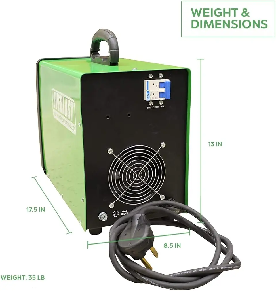 Welding Machine 110 V / 220 V 60 Inverter Plasma Cutter Cuts Virtually Any Type of Metal Front Mounted Pressure Gauge 6