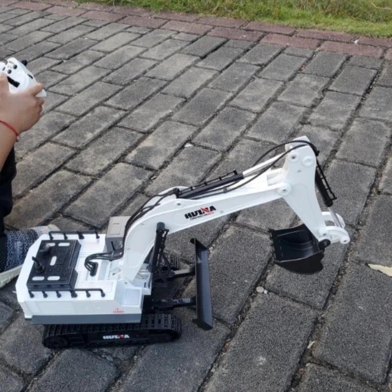 Super Large Alloy Remote Control Excavator Toy Children'S Simulation Excavator Boy'S Engineering Vehicle Electric Vehicle Gift 6
