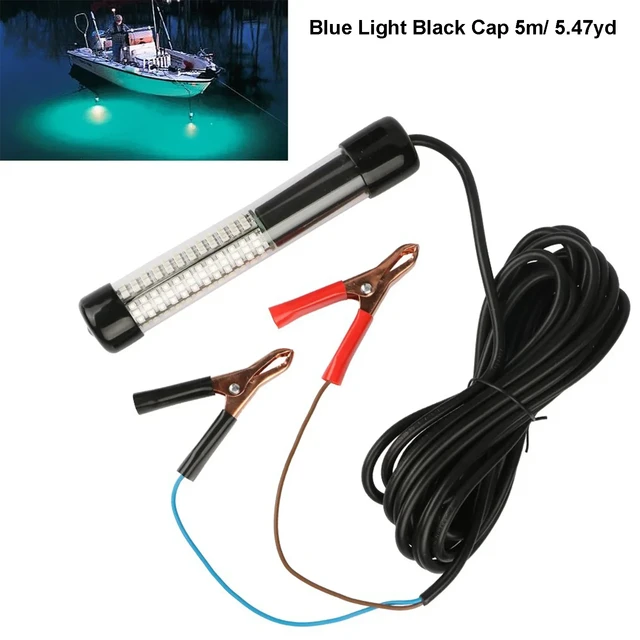 Waterproof Underwater Fishing Light LED Night Fishing Lure Bait