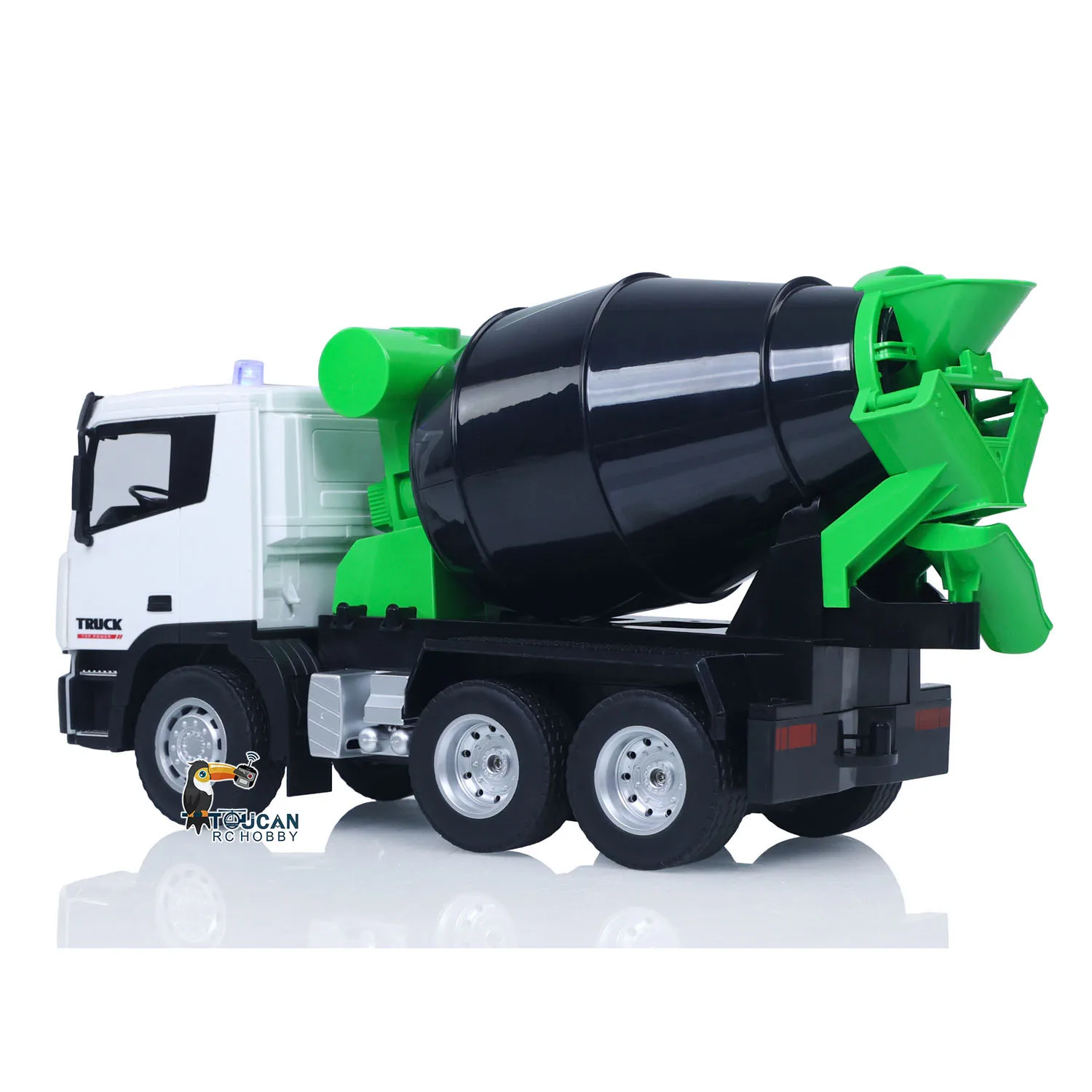 1/18 HUINA RC 콘크리트 자동차 전동 1557 2.4GHz 9CH RC 믹서 트럭 모델 트랙터 장난감 어린이 선물