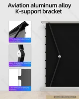 Electric Floor Rising ALR UST Projection Screen Black Grid 150 Max Tab Tension Ambient Light Rejecting for Laser Projector 3D 8K - Image 6