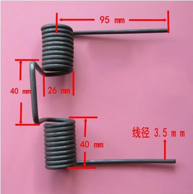 10 Ressorts De Torsion En Acier Inox 304 – Diamètre 5 Mm, 6 Tours, Angle 180° – Pour Mécanique, Bricolage, électronique