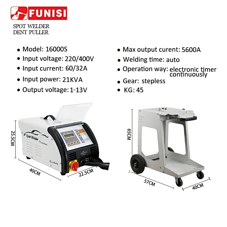 Car Tools kits portable spot welding machine auto dent puller pulling equipment vehicle body repair spot welding machine 6