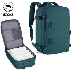 Scione Business Travel Backpacks USB Charging Laptop Bags Men Outdoor Sport Casual Back Pack Large Rucksack K513