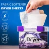Dryer Sheets Bulk Natural Fabric Softener Sheets Plant Lavender Laundry Softener Naturally Removes Static Cling Drying Machine 2