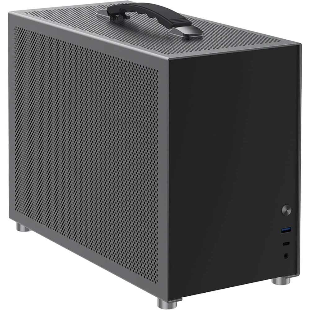 D3 알루미늄 합금 미니 섀시, 데스크탑 ITX 소형 섀시 ATX 전원 플러그인, 280 수냉식 1.5mm 알루미늄 플레이트 지원