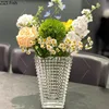 Bright Crystal Vase Terrarium Decor Transparent Glass Flower Pots Decorative Flower Arrangement Desk Decoration Hydroponics Vase 4