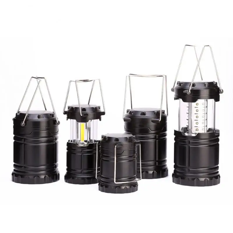 1/2PCS Tent Lamp LED Battery Lantern Telescopic Camping Lamp Waterproof Emergency Light Powered By 3*AA Battery